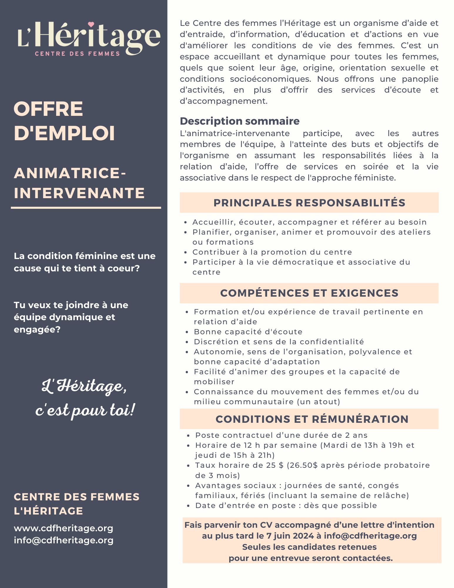 2024 Centre des femmes l'Héritage