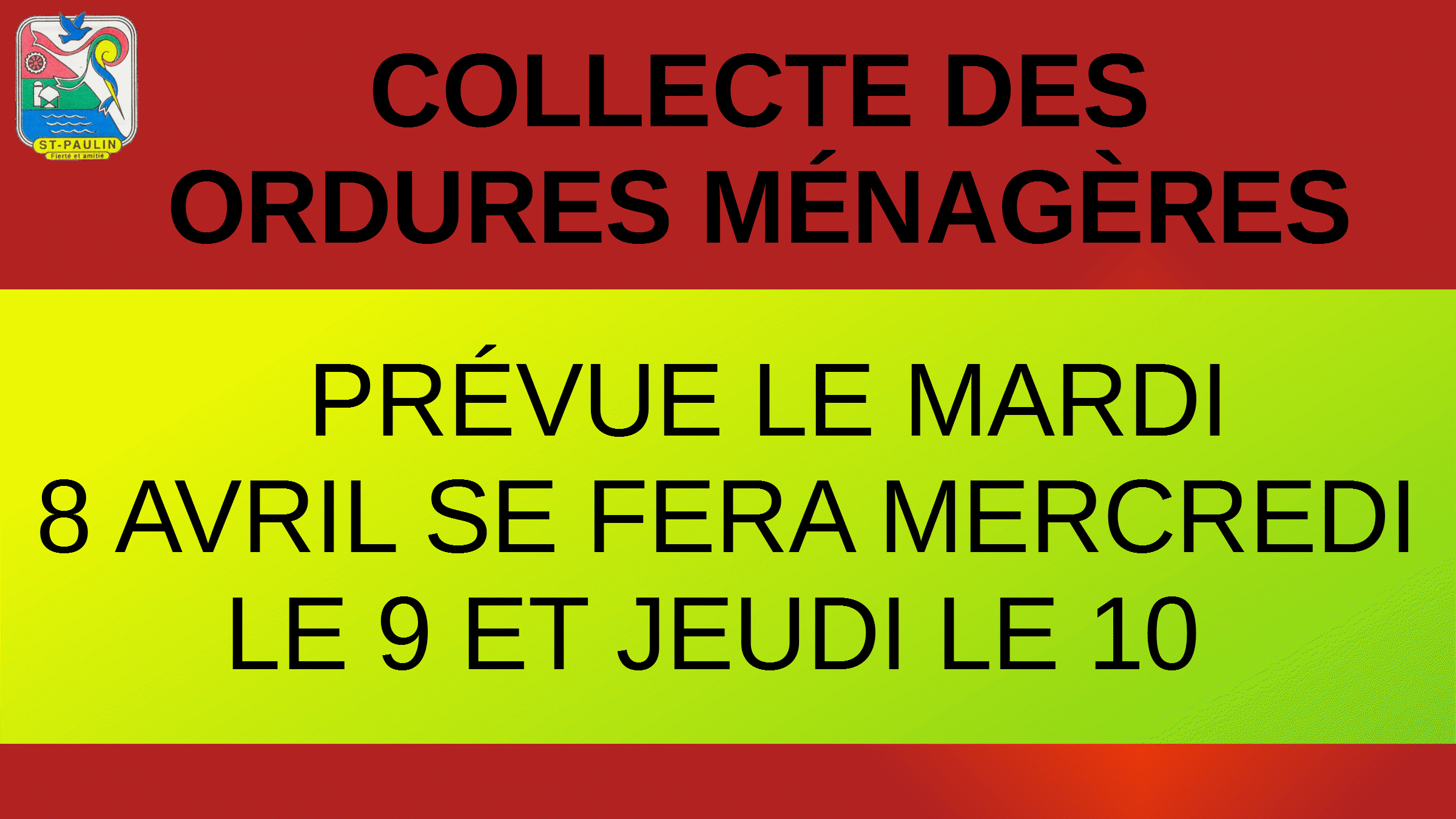 collecte des ordures